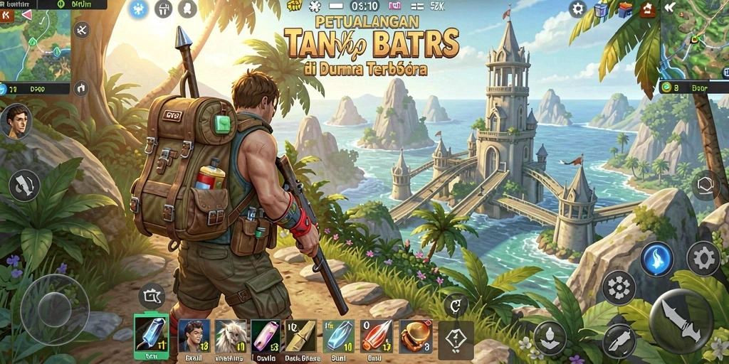 Tampilan gameplay Open World yang menarik dan mendebarkan.
