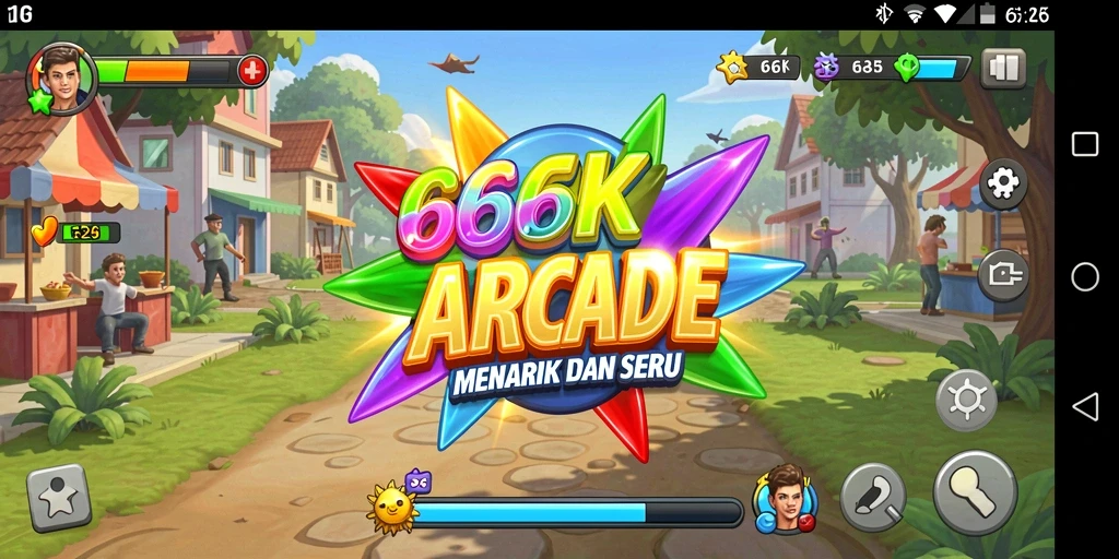 Screenshot 66K menampilkan gameplay seru dan menantang.