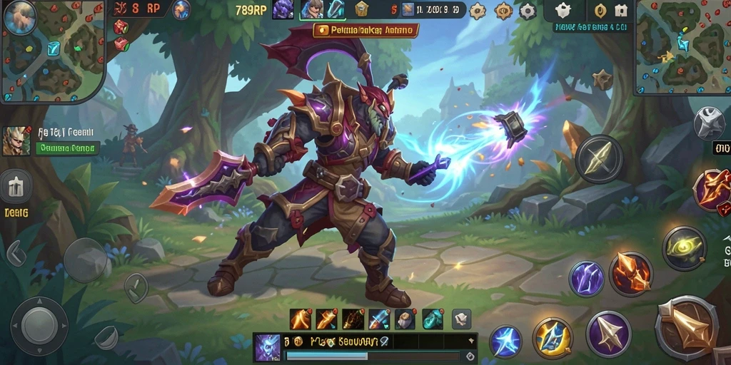 Tampilan aksi seru dalam gameplay ARPG 789RP.