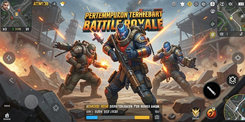 Tampilan menegangkan dari pertempuran Battle Royale di ATM138.