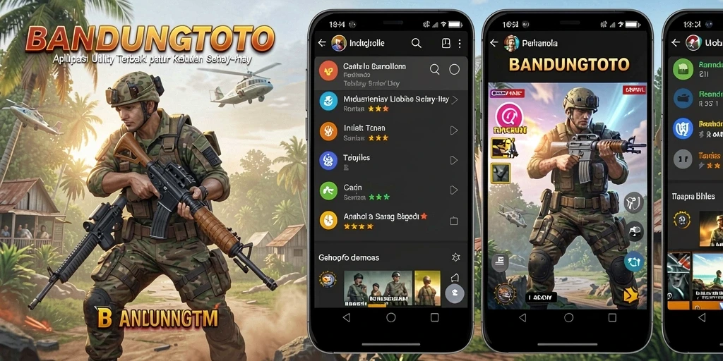 Screenshot utama BANDUNGTOTO menampilkan antarmuka aplikasi yang sederhana dan fungsional.