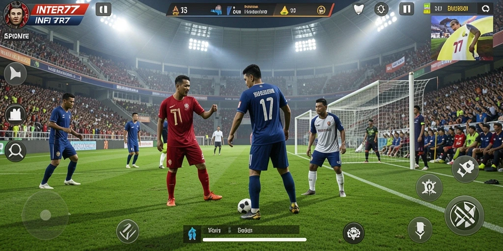 Tampilan gameplay INTER77 yang menegangkan dan penuh aksi.