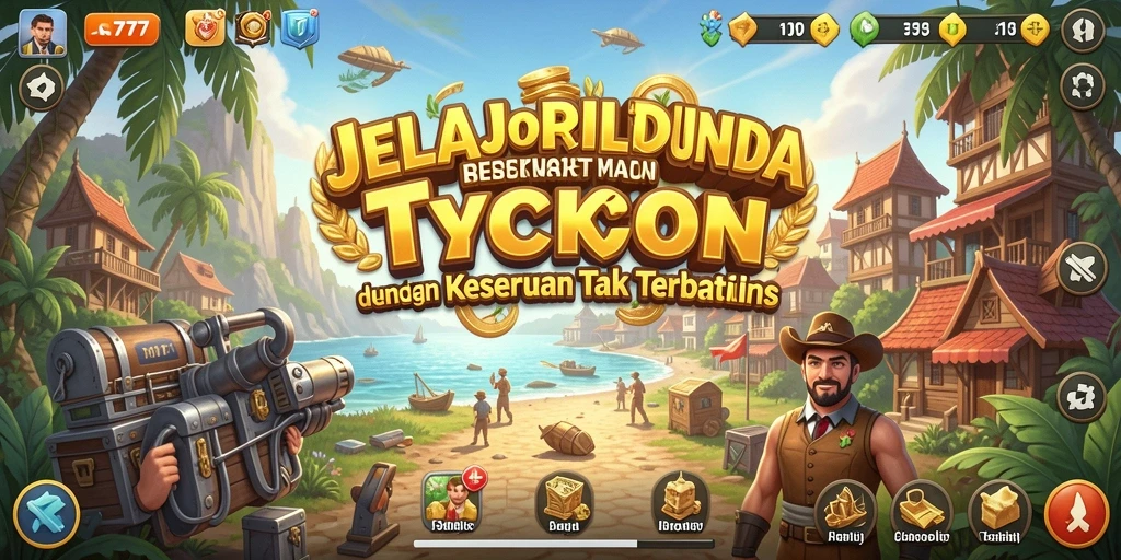 Screenshot gameplay JELAS777 menampilkan bisnis yang sedang berkembang.