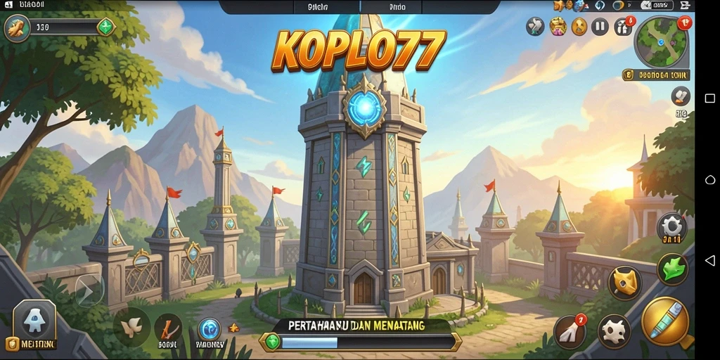 Gameplay menegangkan dengan strategi Tower Defense yang seru.