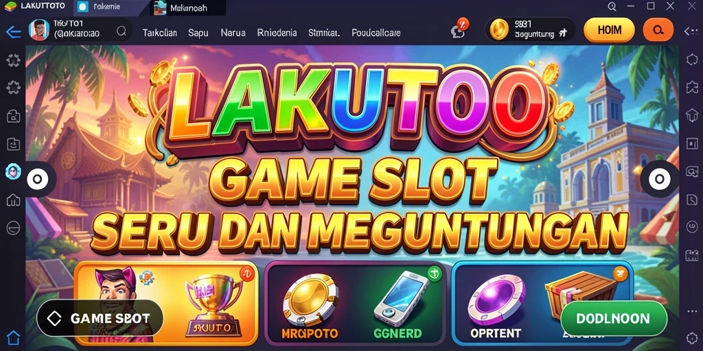 Tampilan gameplay seru dalam game Slot LAKUTOTO.