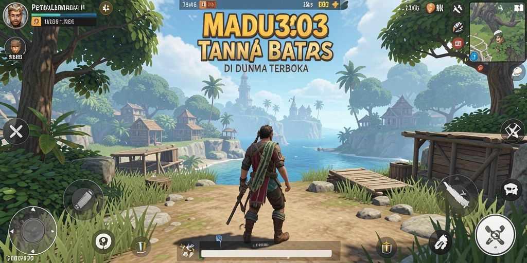 Gameplay MADU303 yang mendebarkan di dunia terbuka.