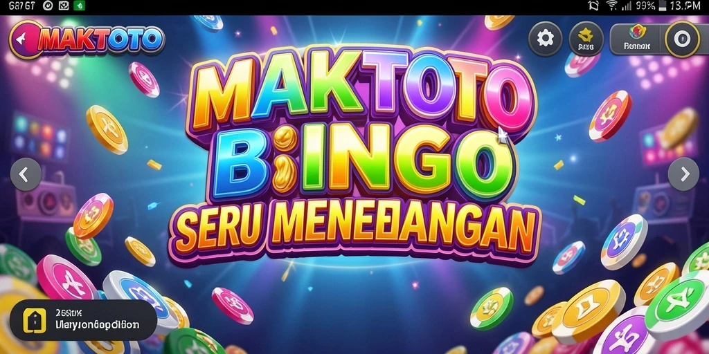 Gameplay seru di MAKTOTO dengan Bingo interaktif.