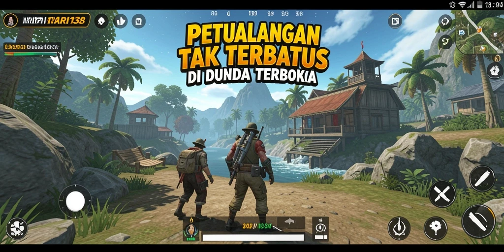 Screenshot gameplay MENTARI138 menampilkan eksplorasi dunia terbuka yang menakjubkan.