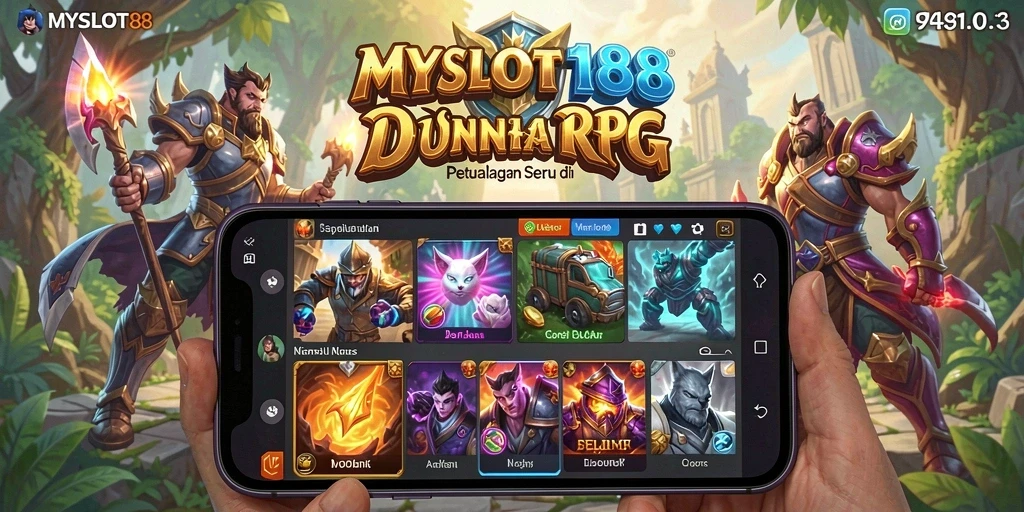 Tampilan gameplay menarik dan grafis menawan MYSLOT188.