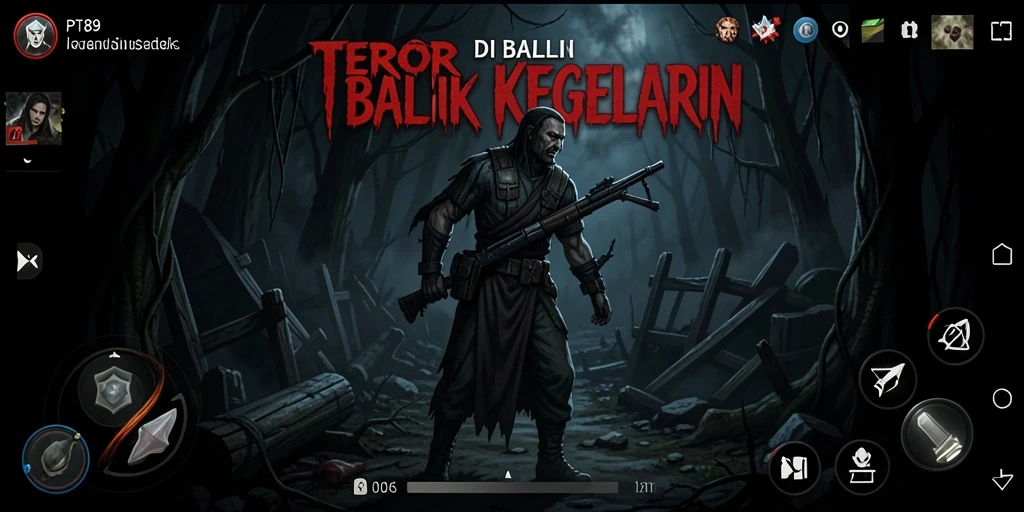 Gameplay seram PT89 menampilkan suasana mencekam yang memikat.