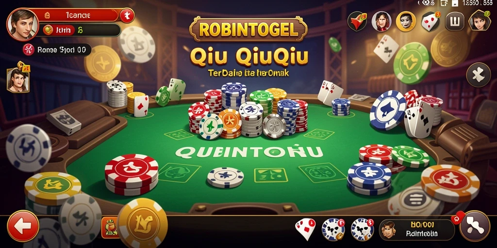 Gameplay QiuQiu yang seru dan menegangkan di ROBINTOGEL.