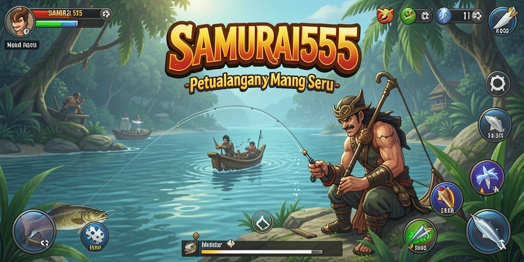Tampilan permainan memancing yang menakjubkan di SAMURAI555.