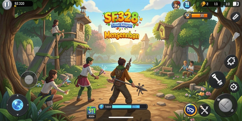 Tampilan menarik dan interaktif dari gameplay <strong>SE328</strong>.