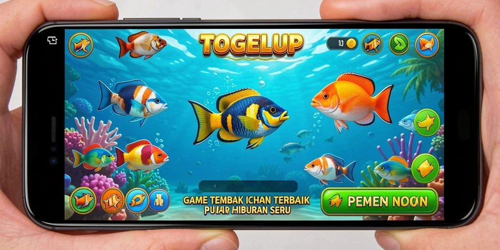 Tampilan menarik dari gameplay Tembak Ikan TOGELUP yang seru.