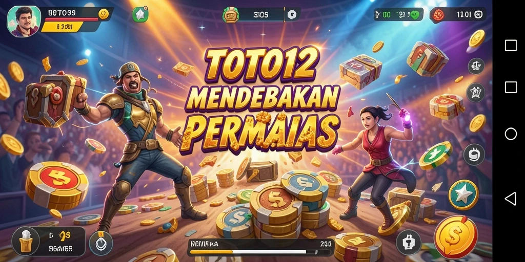 Screenshot gameplay TOTO12 yang menampilkan aksi mendebarkan.