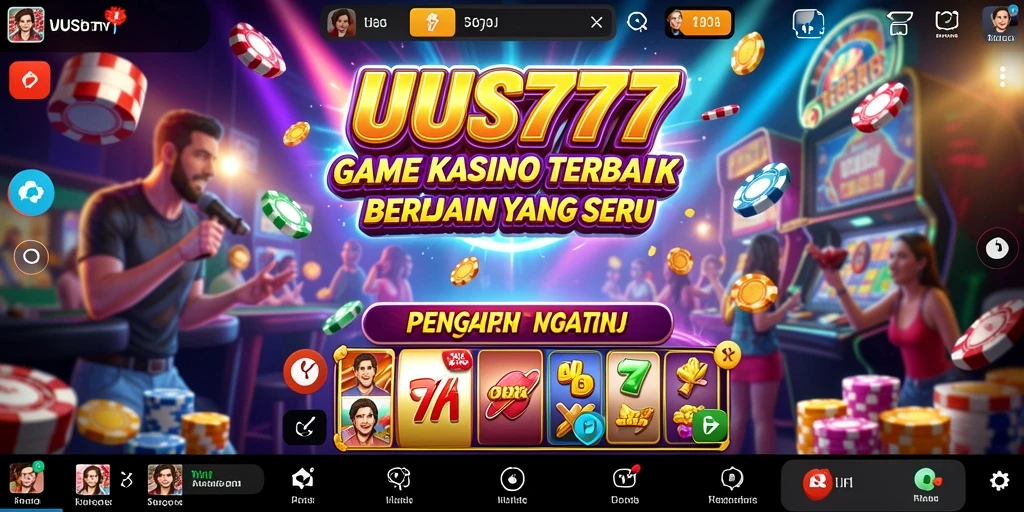 Tangkapan layar utama UUS777 dengan gameplay Kasino yang menarik dan mendebarkan.